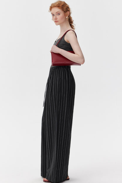 Black Wide-Leg Trousers