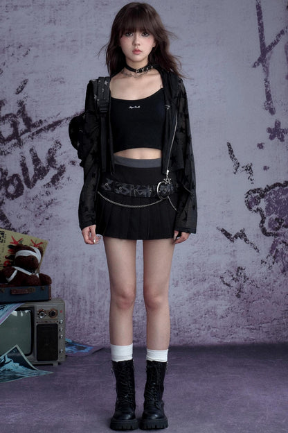 High Rise Curve Skirt