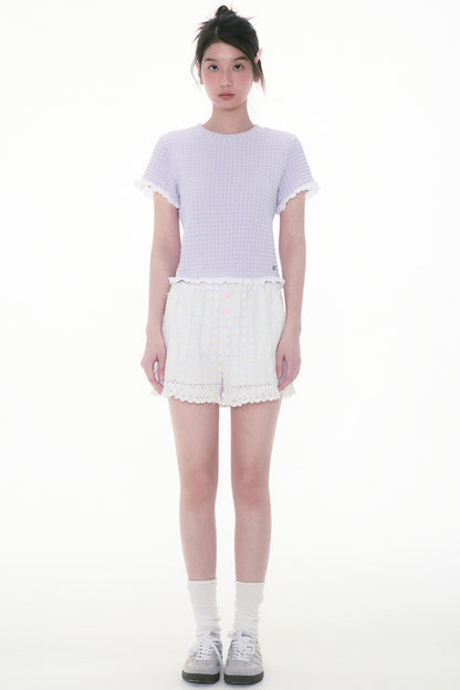 Berry Pineapple Ruffle Tee