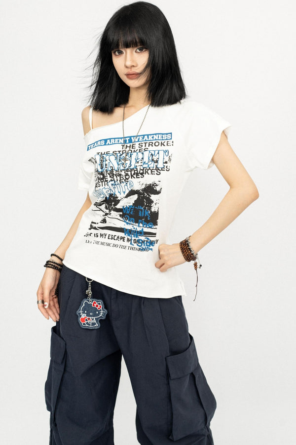 American Retro Summer Slim Top