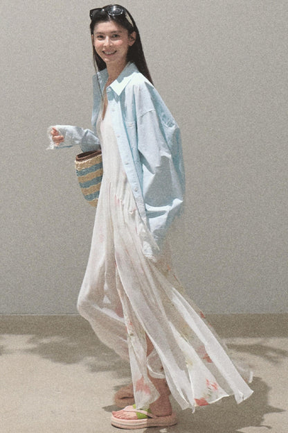 Summer Serenity Halter Dress