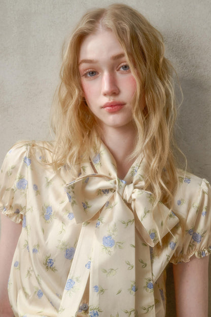 Lemon Lace Skirt With Shirt Set-Up