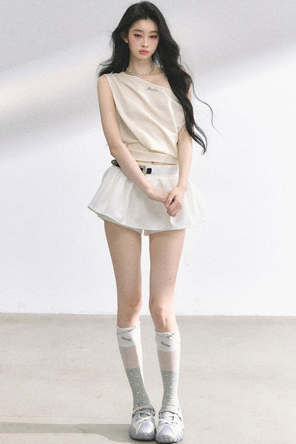 Manta Love Letter Shoulder Top