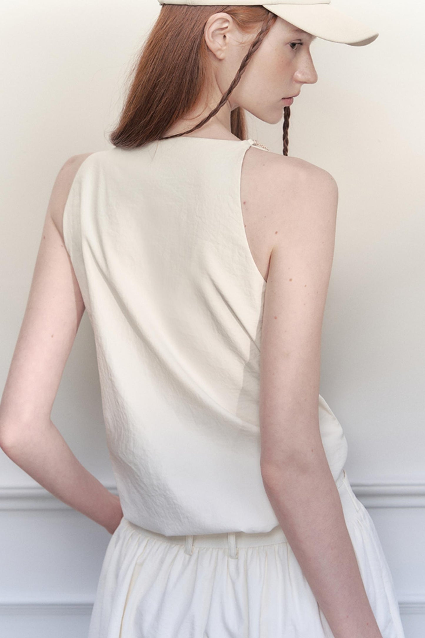 White Starry Mesh Dress