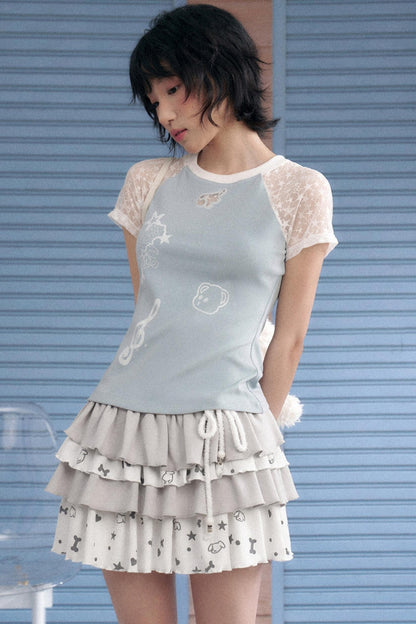 Star Lace T-Shirt