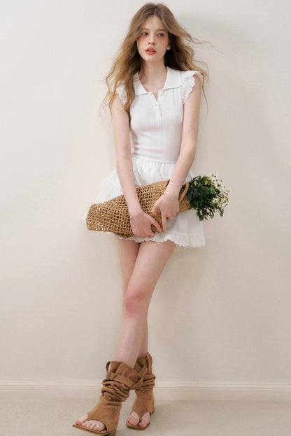 Velvet Lace Sleeve Dress