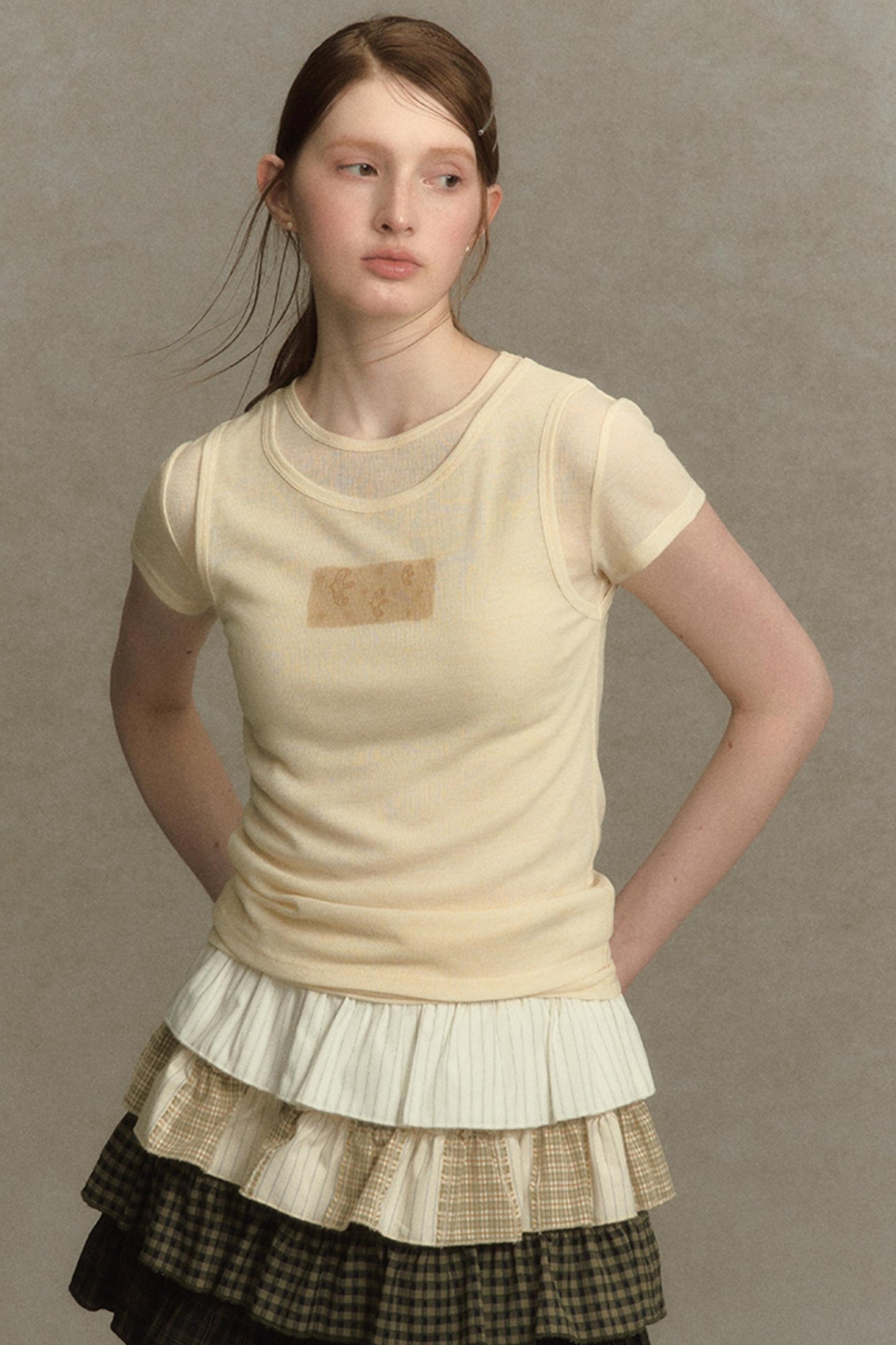 Slim Round Graphic Tee