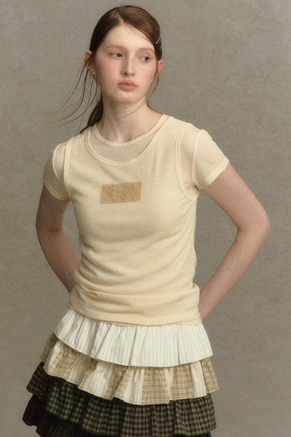 Slim Round Graphic Tee