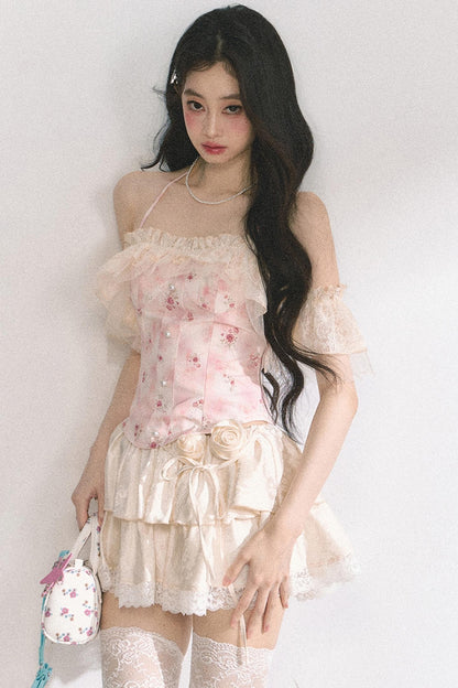 Lacy Summer Crop Top