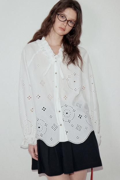 Autumn Elegance Long-Sleeve Shirt