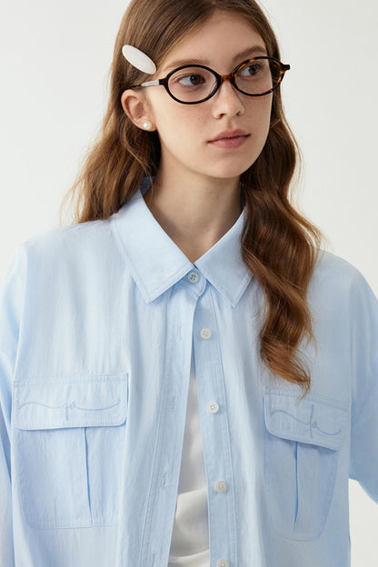 Light Embroidered Blouse Set-Up