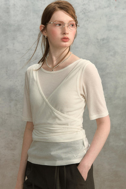 Niche V-Neck Slimming Tee