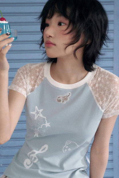 Star Lace T-Shirt