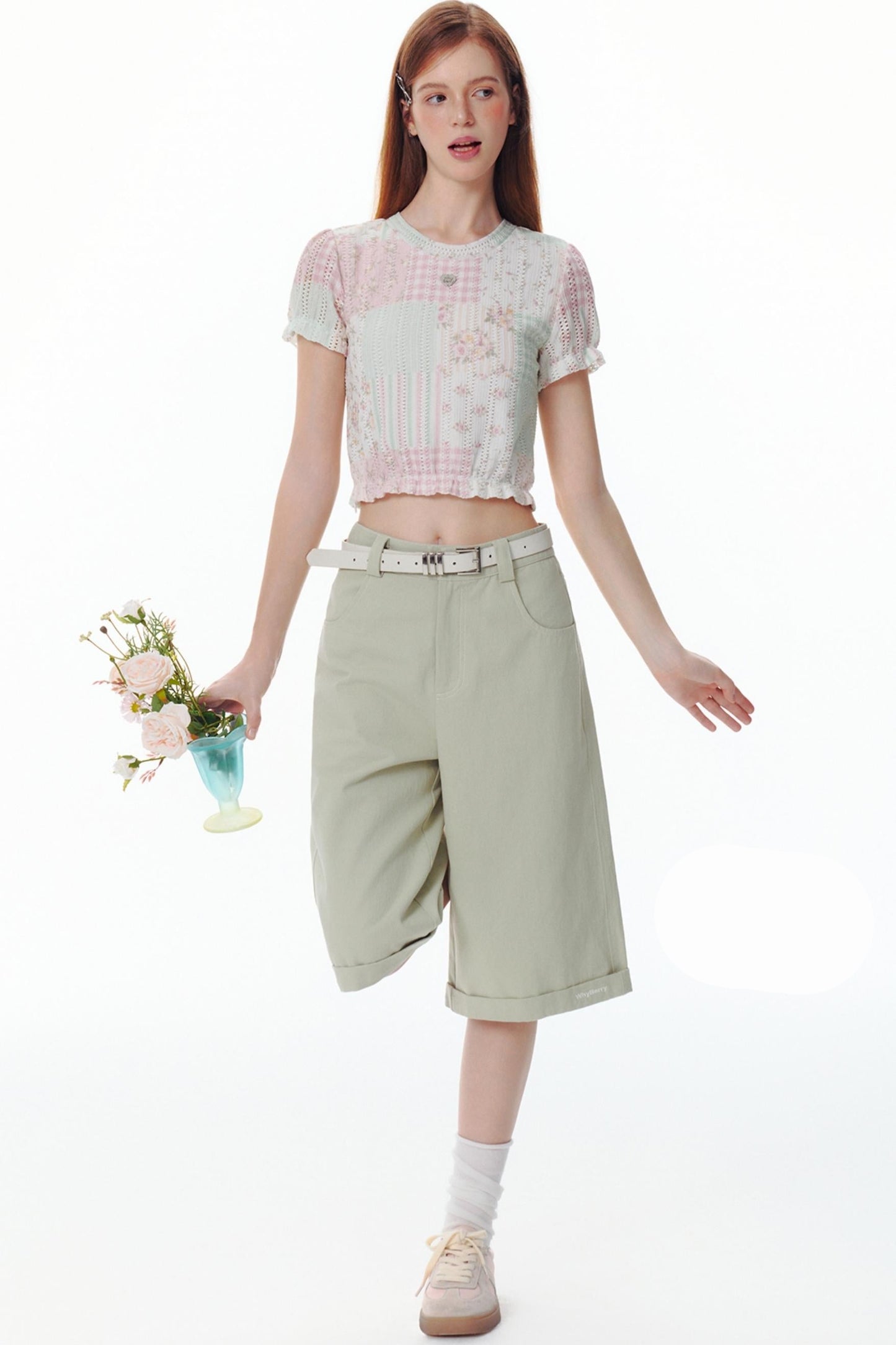 Summer Blossom Knit Tee