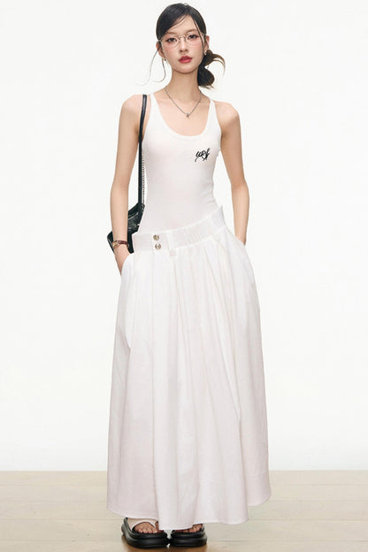 Flattering Layered Maxi Dress