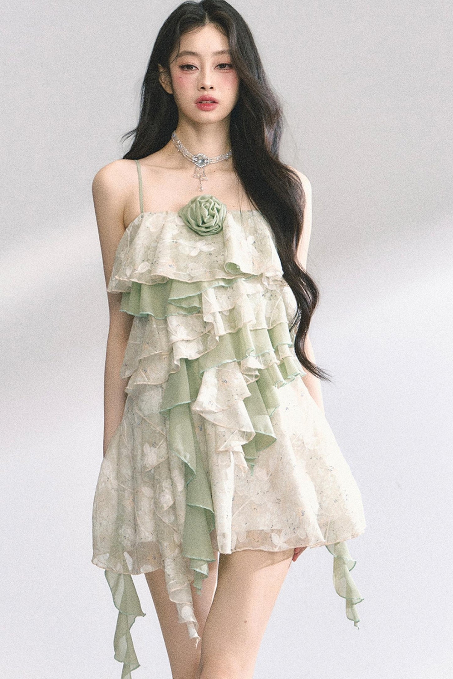 One-Shoulder Lace Dress