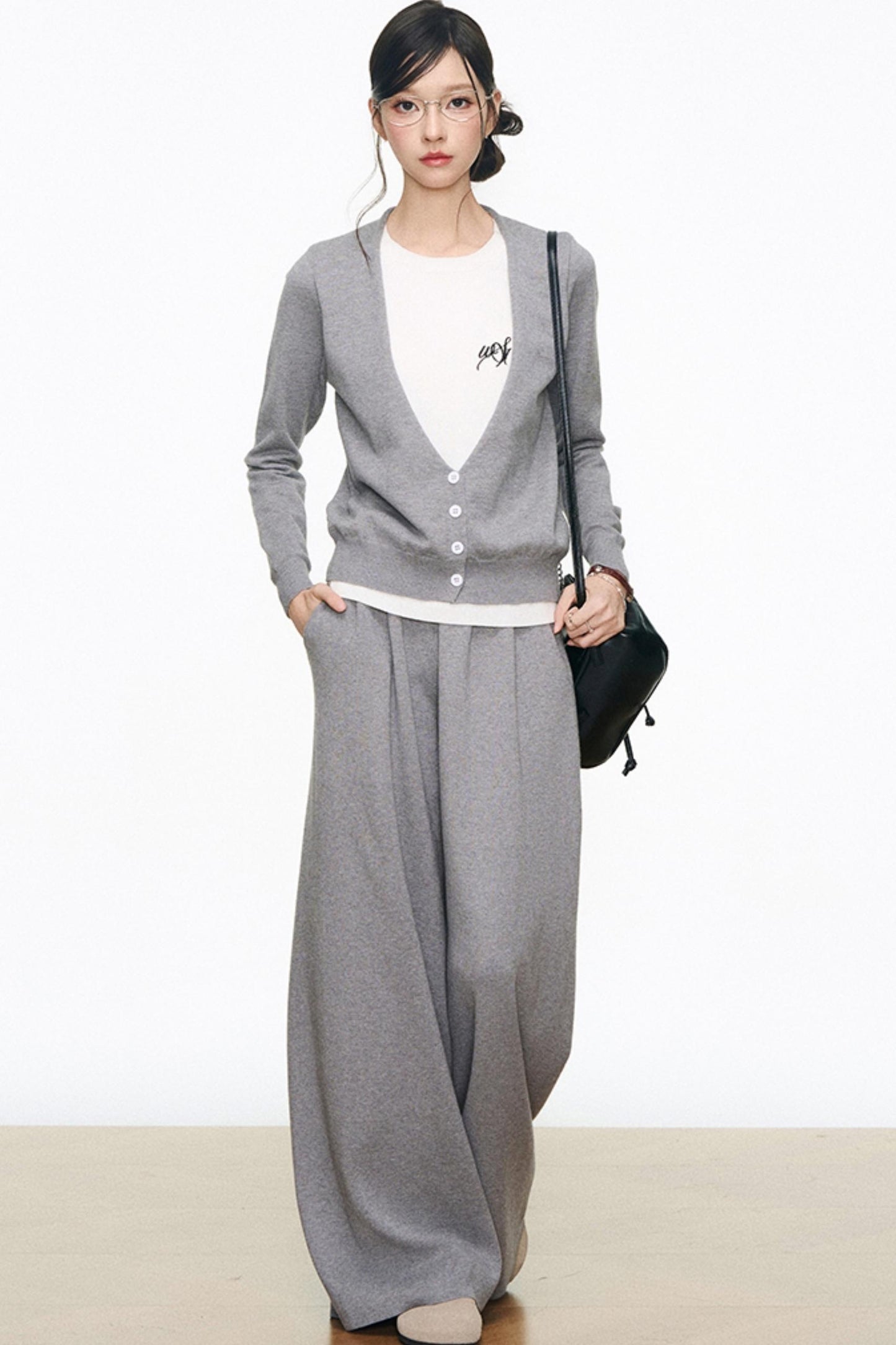 Knitted Two-Piece Style Lounge Set-Up