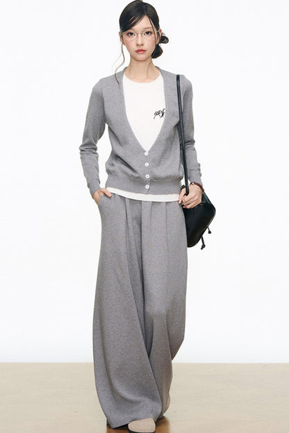 Knitted Two-Piece Style Lounge Set-Up