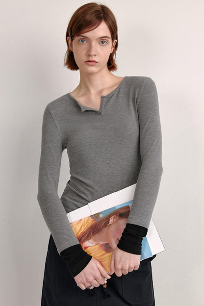 Layered Knit Top
