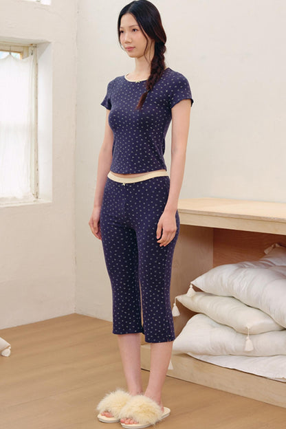 Forest Floral Short Sleeve T-Shirt Set-Up