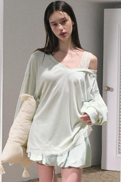 Galaxy Romance Lace Culotte Skirt