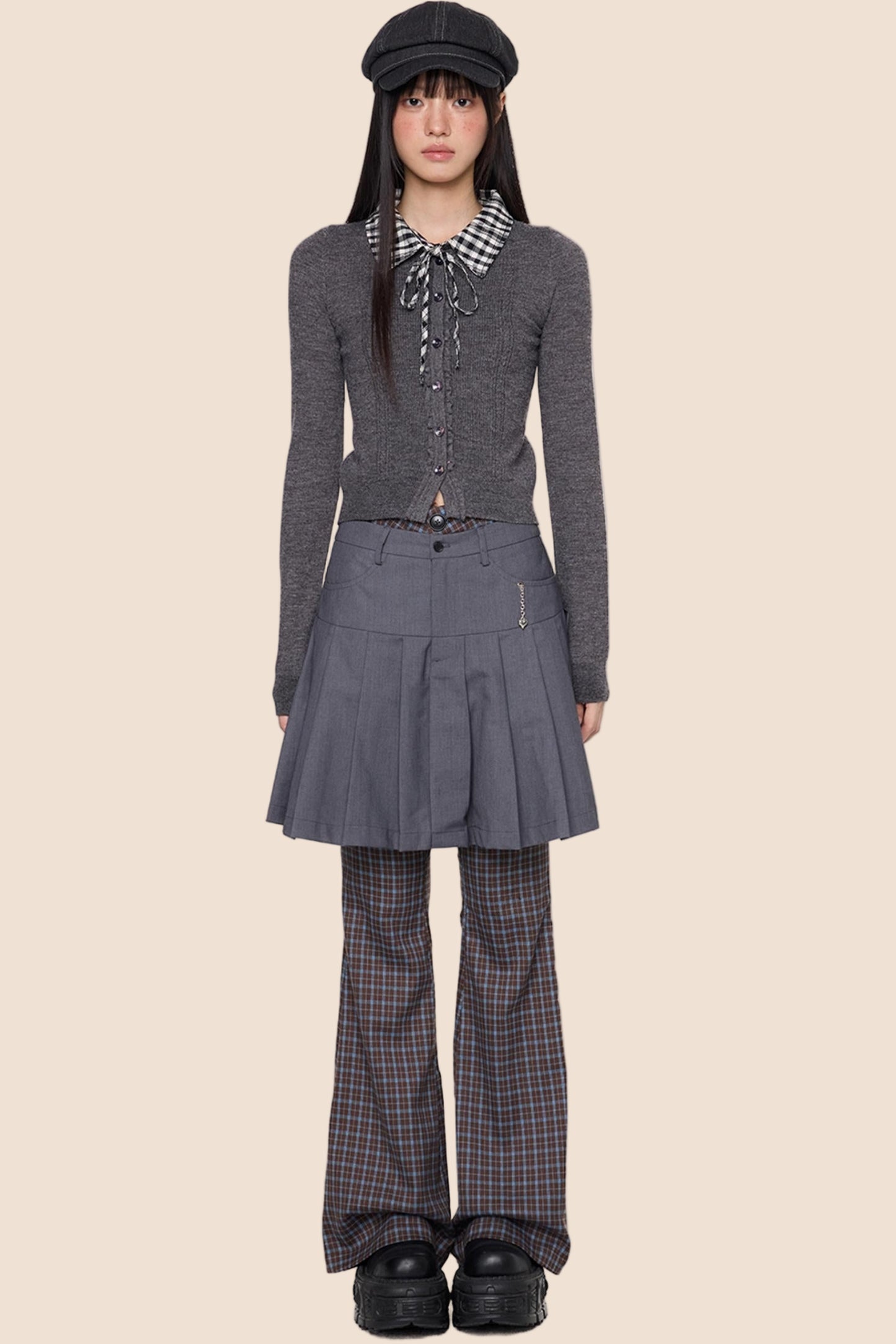 Autumn Vintage Slim Bootcut Pants