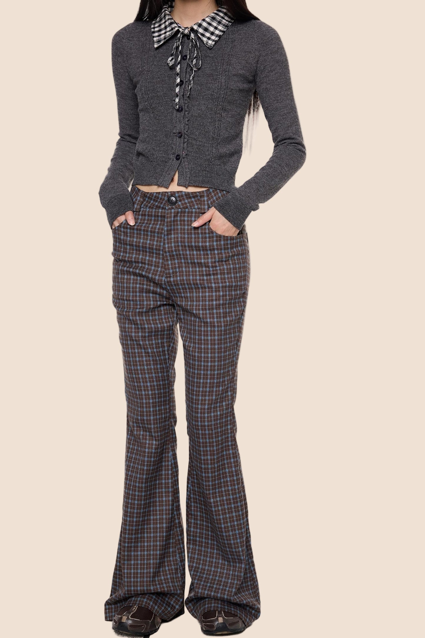 Autumn Vintage Slim Bootcut Pants