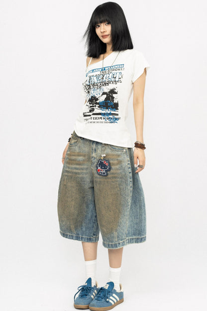 American Retro Summer Slim Top