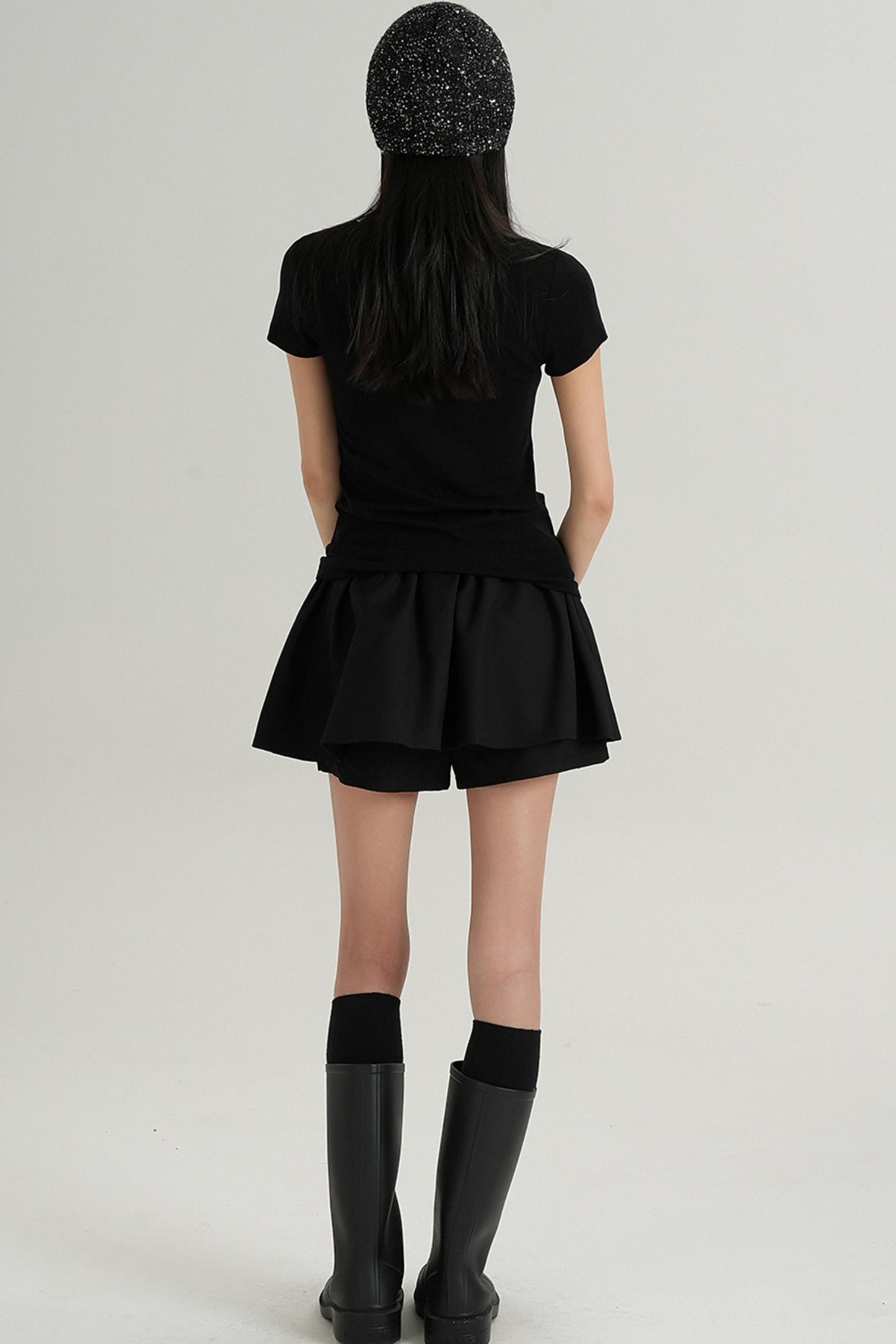 Elegant Short Sleeve Inner Top