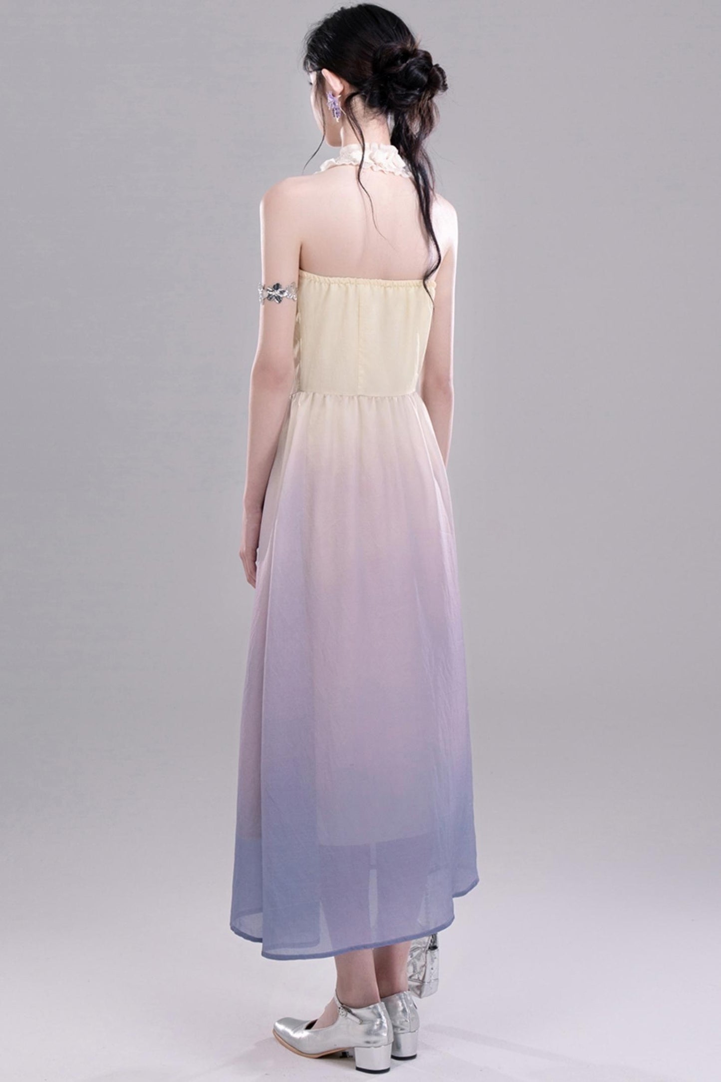 Romantic Purple A-Line Dress