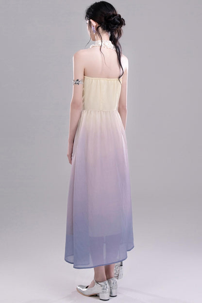 Romantic Purple A-Line Dress