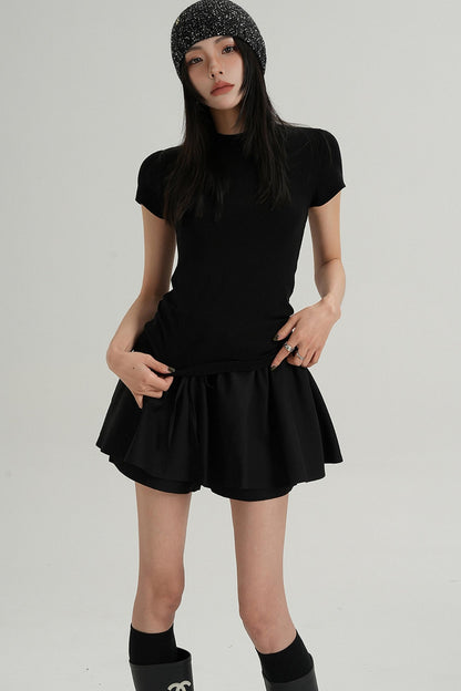 Elegant Short Sleeve Inner Top