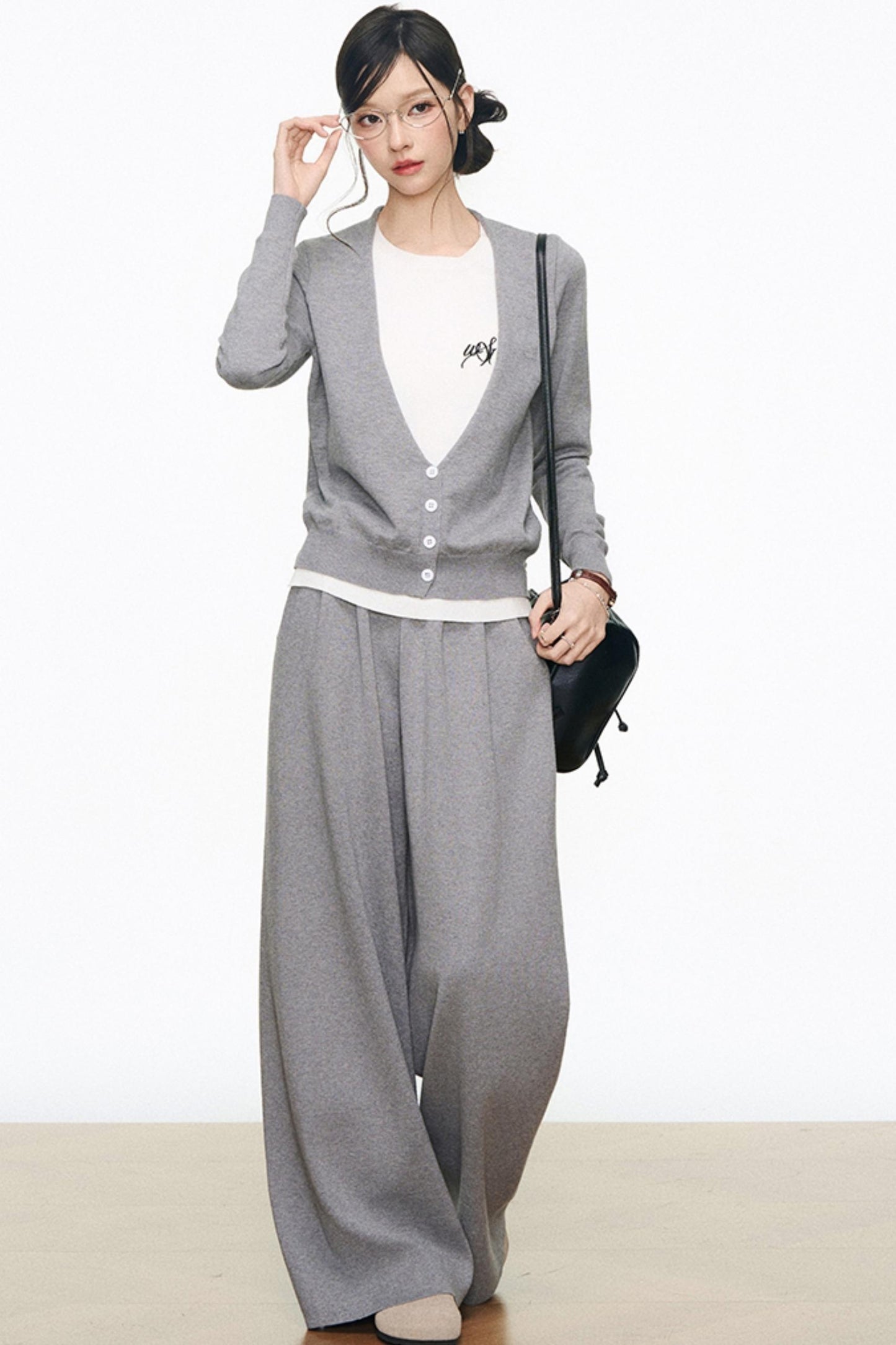 Knitted Two-Piece Style Lounge Set-Up