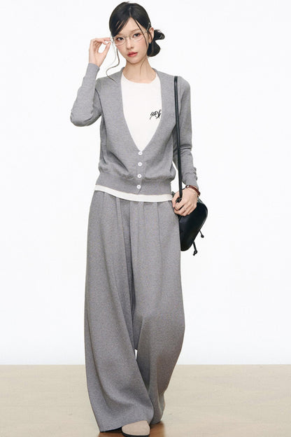 Knitted Two-Piece Style Lounge Set-Up