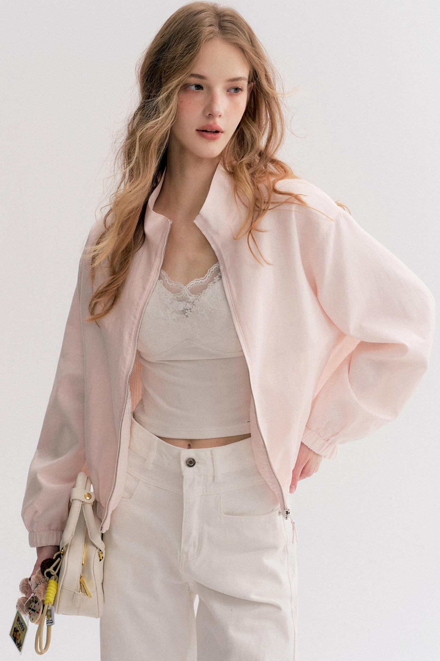 Stand Collar Loose Jacket