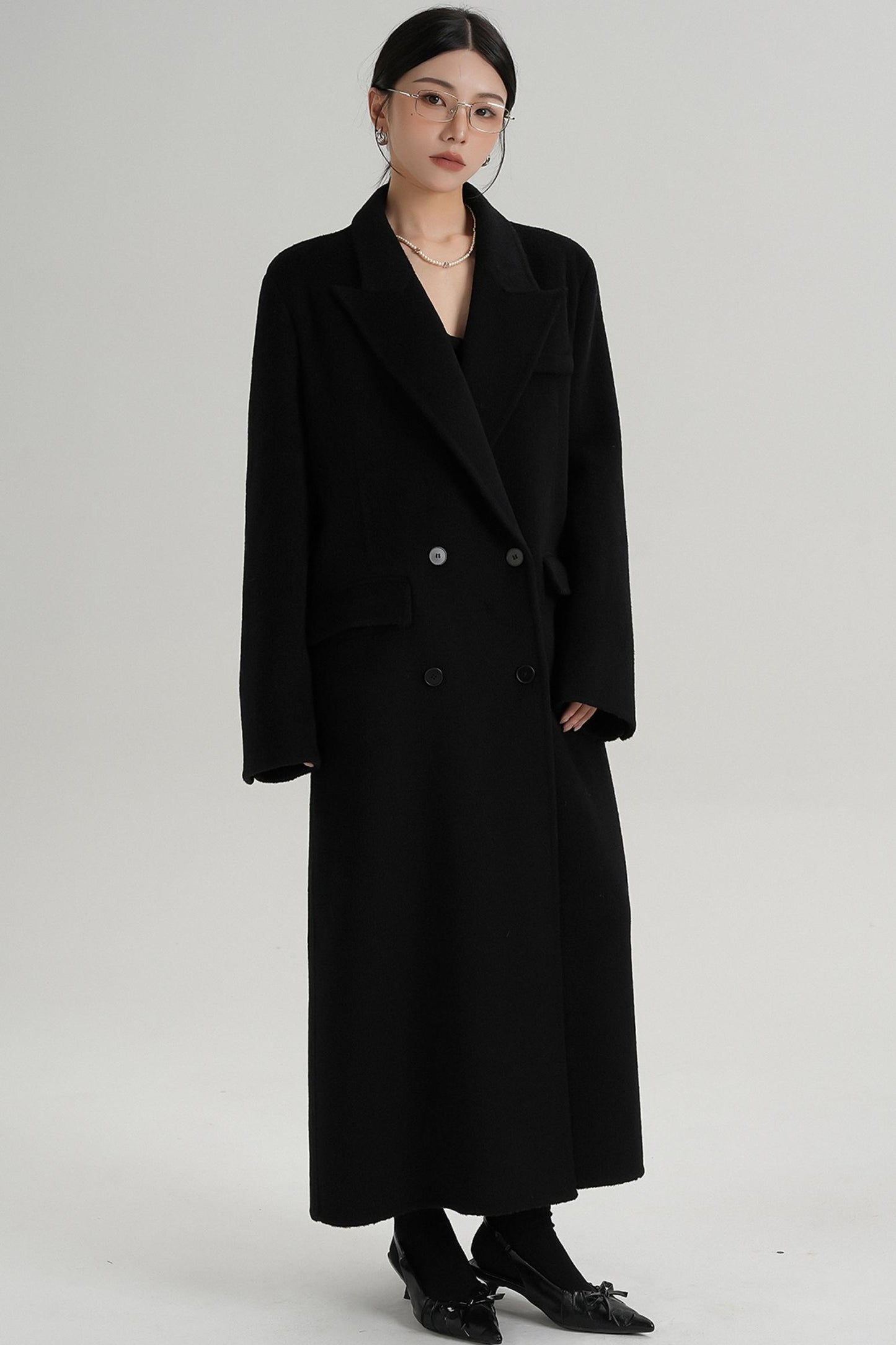 Straight Wool Coat