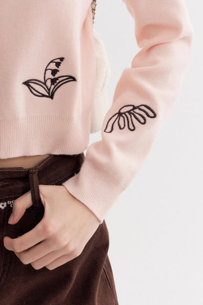 Dream Garden Embroidered Cardigan