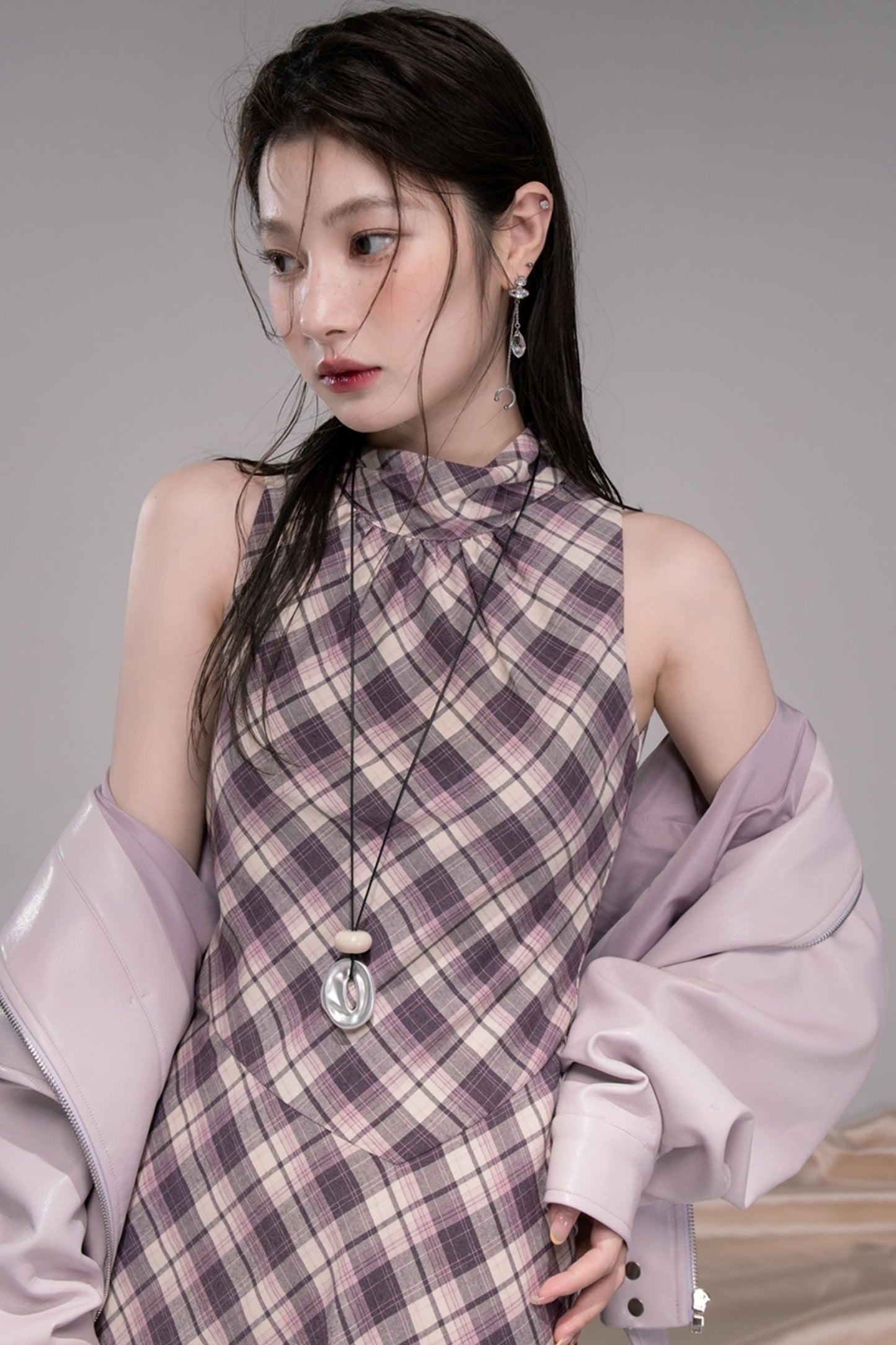 Rio Purple Leather Jacket