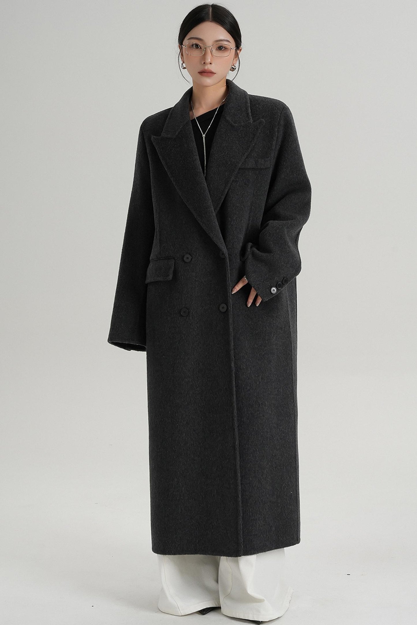 Straight Wool Coat
