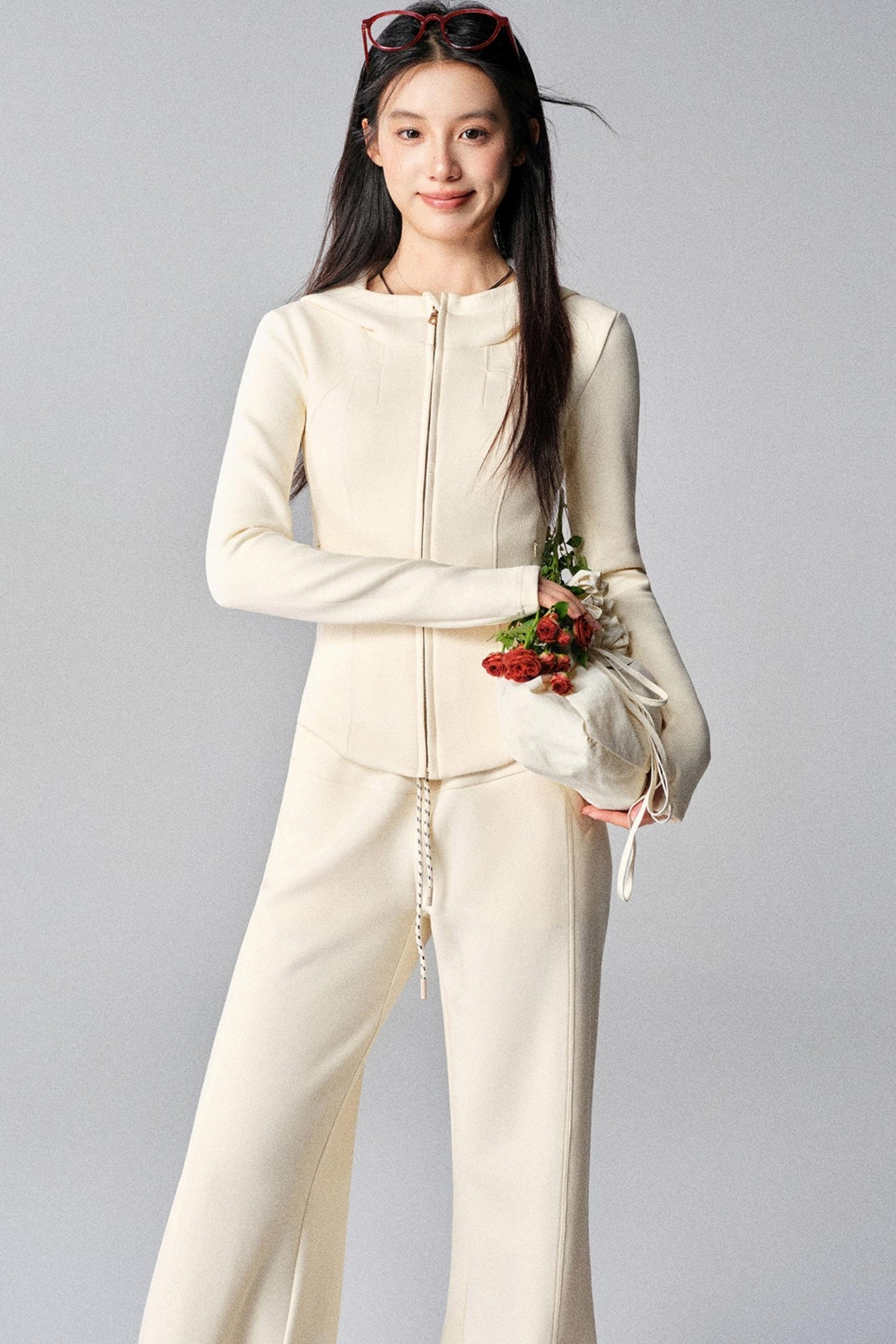 Corridor Set Hooded Sweatshirt Jacket & Pants Set-Up