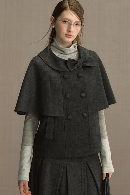 Glutinous Half-Turtleneck Knit T-shirt