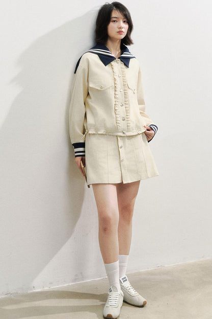 Navy Fashioned Jacket Set-Up