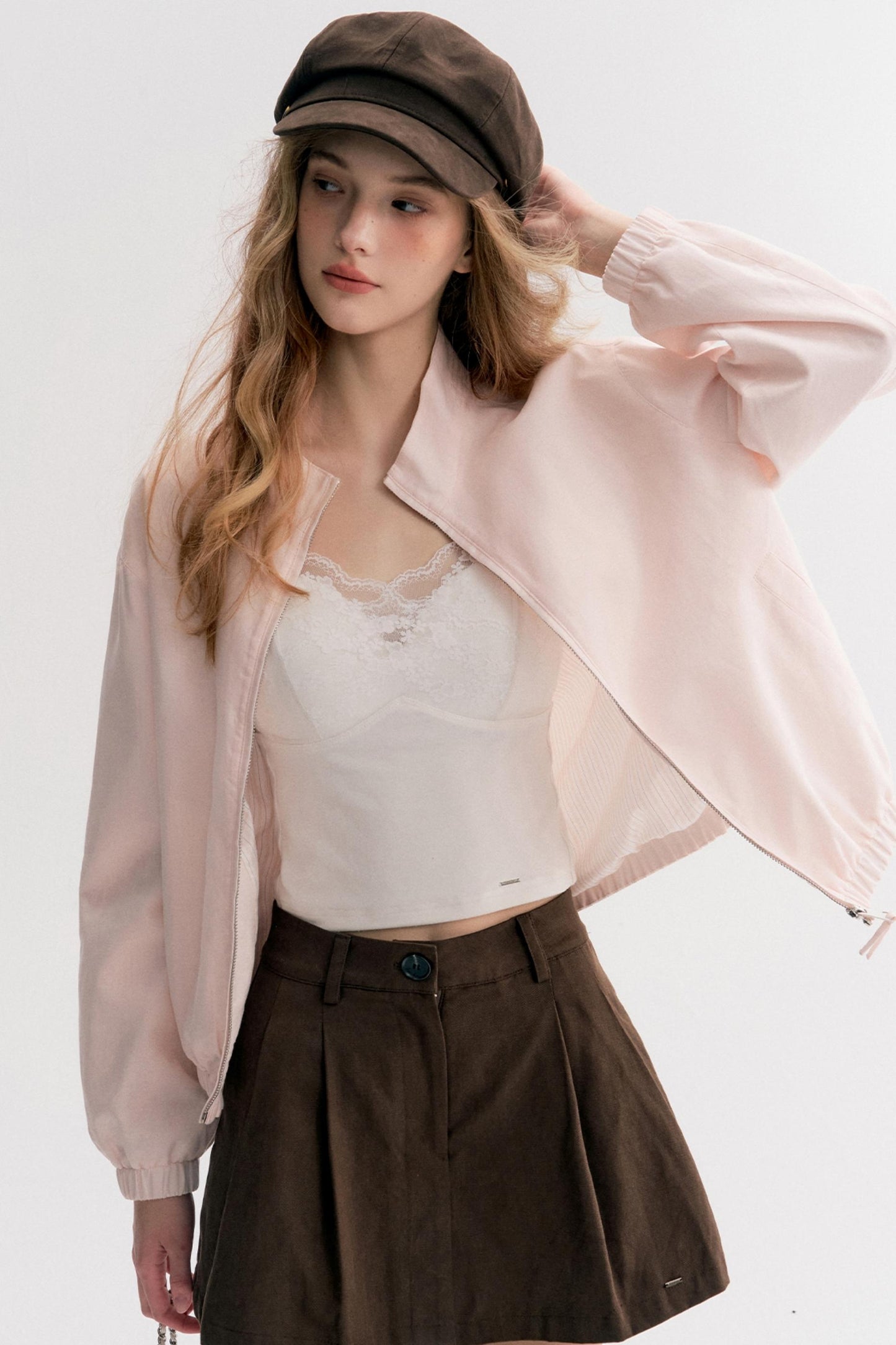 Stand Collar Loose Jacket