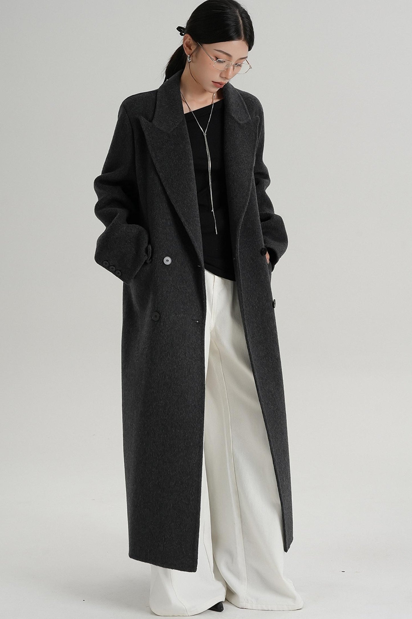 Straight Wool Coat