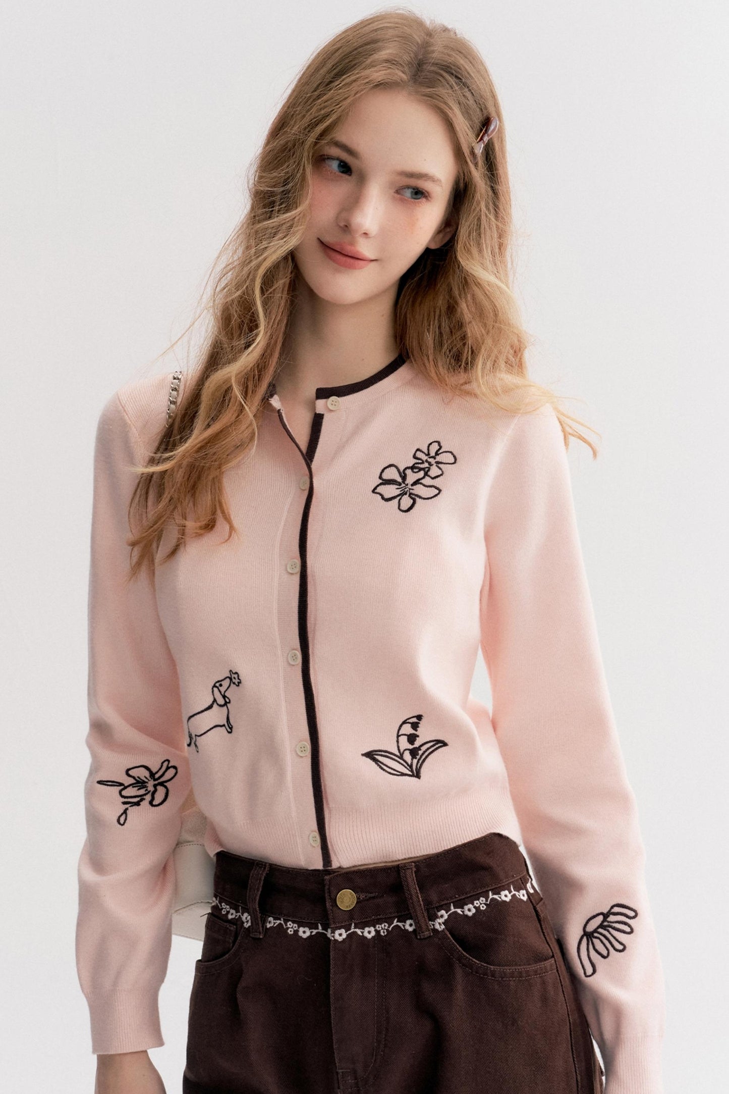 Dream Garden Embroidered Cardigan