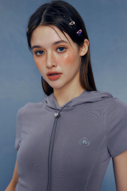 Cool Tech Hooded Short Sleeve T-Shirt