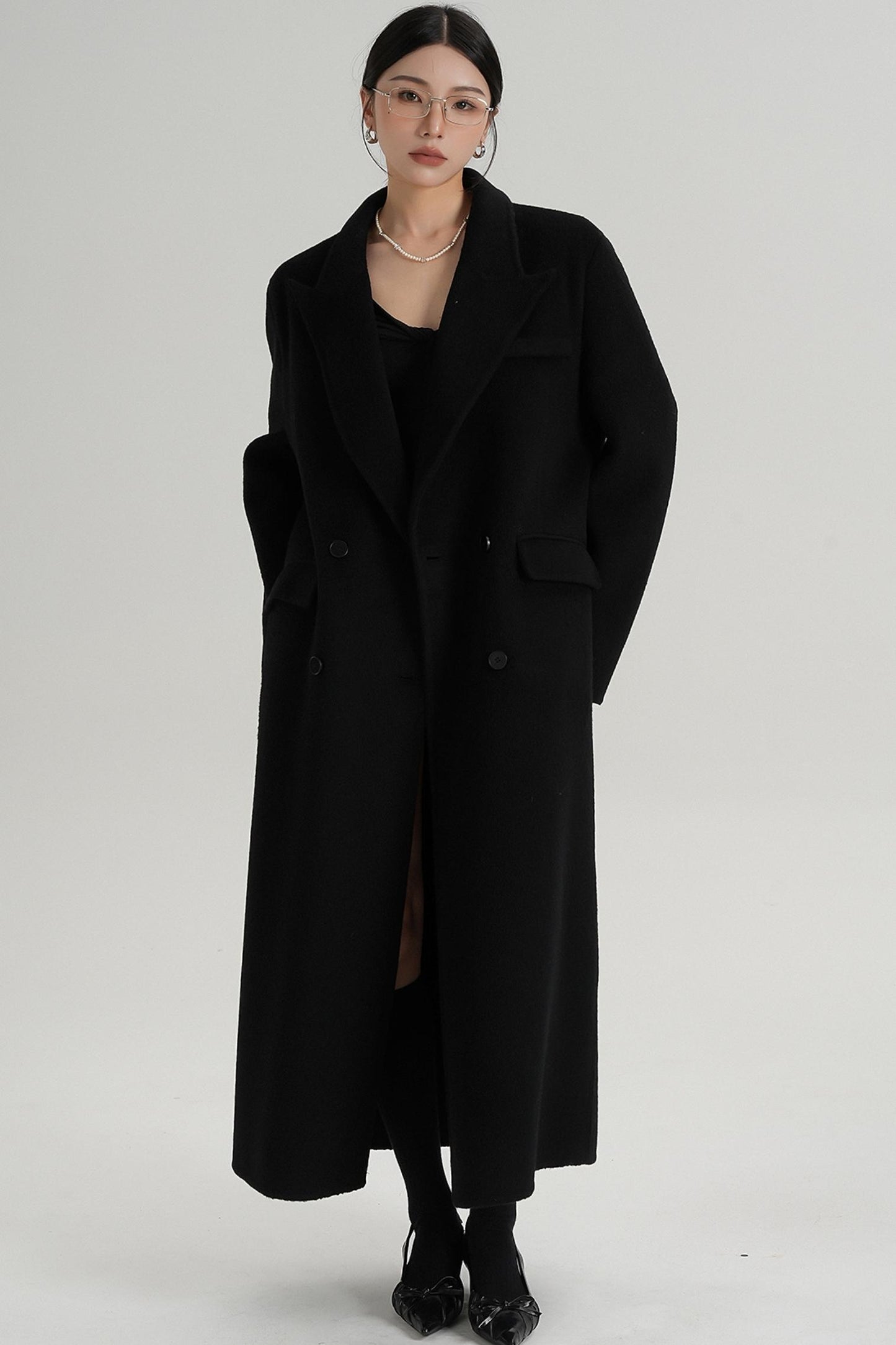 Straight Wool Coat