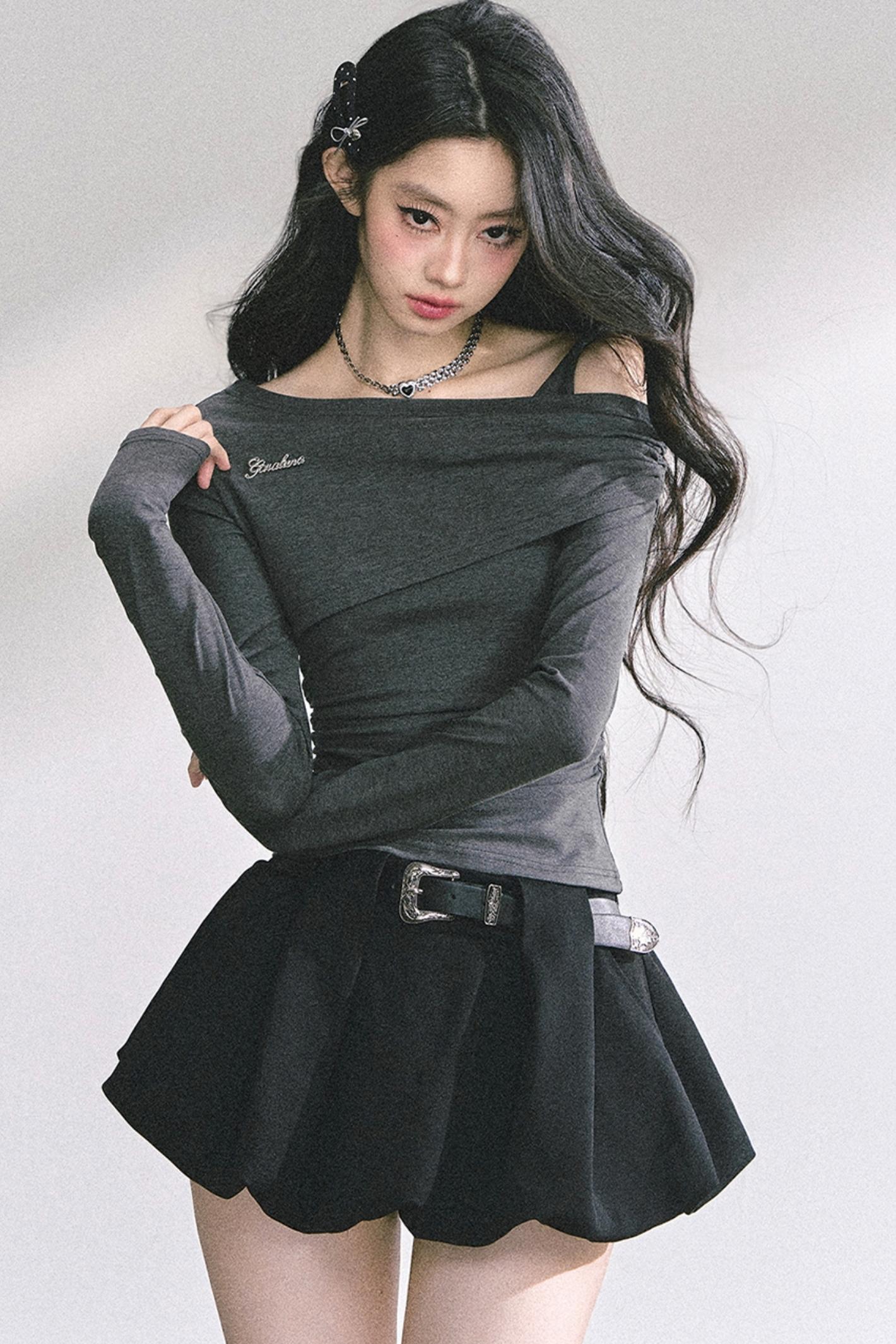 Autumn Lace Shoulder Top