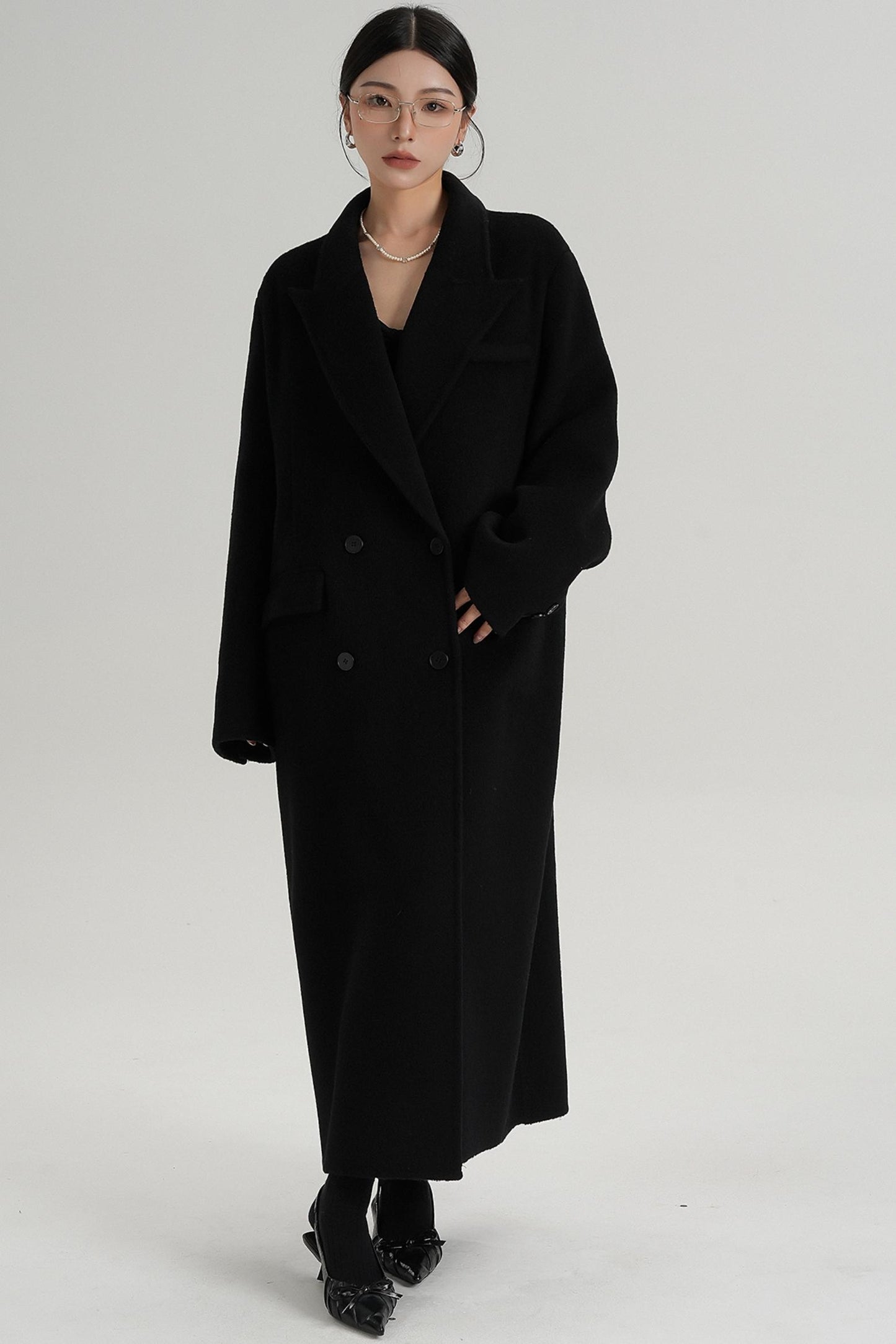 Straight Wool Coat