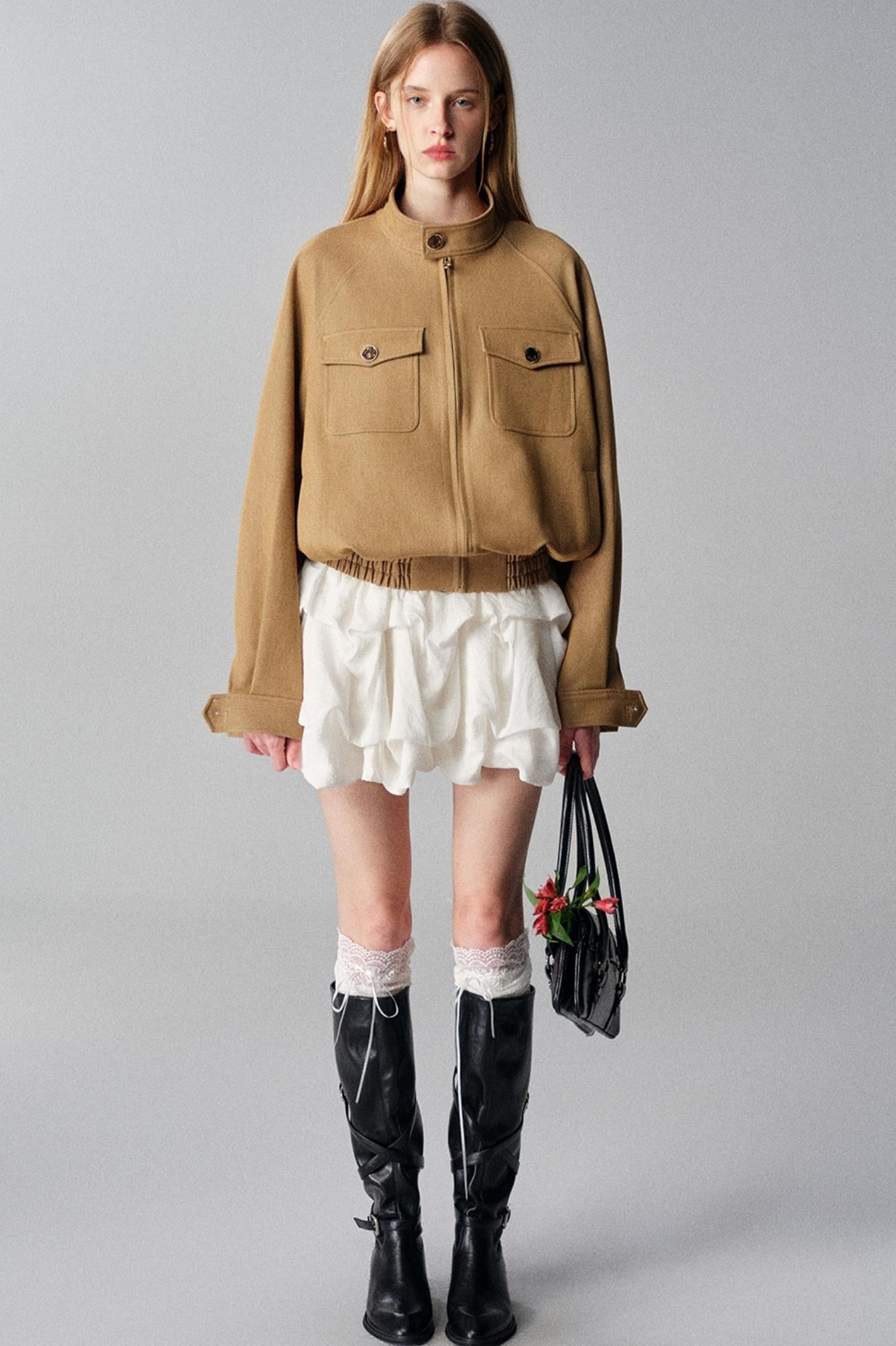 Sea Cappuccino Short Jacket